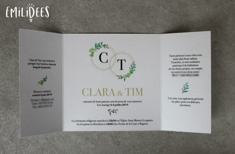 Calra _ Tim_Faire-part 2