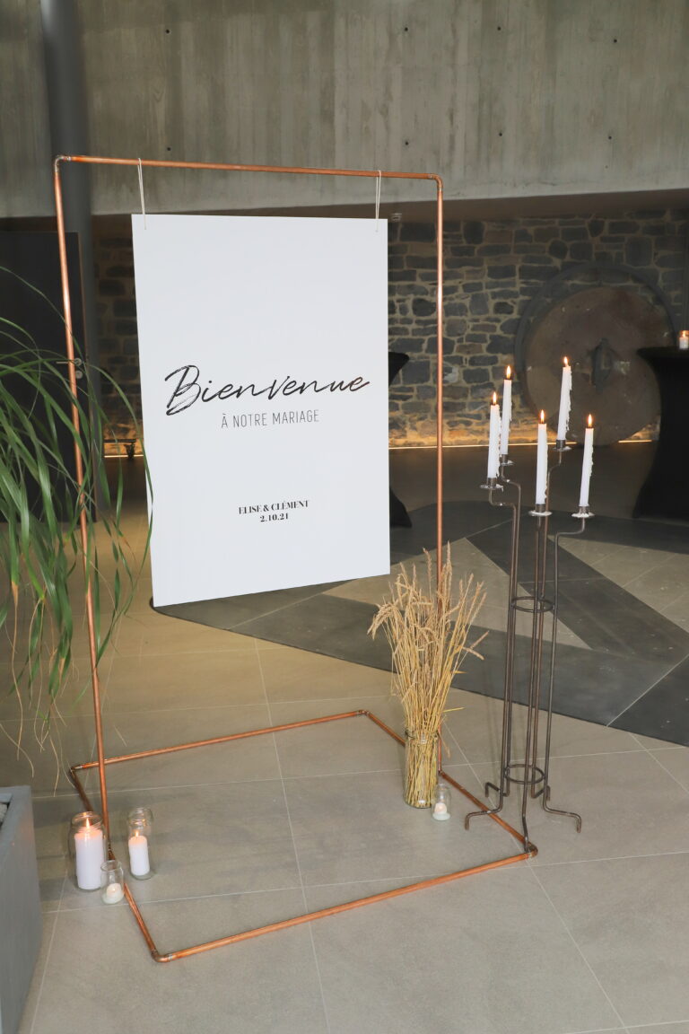 Elise _ Clément_Panneau bienvenue