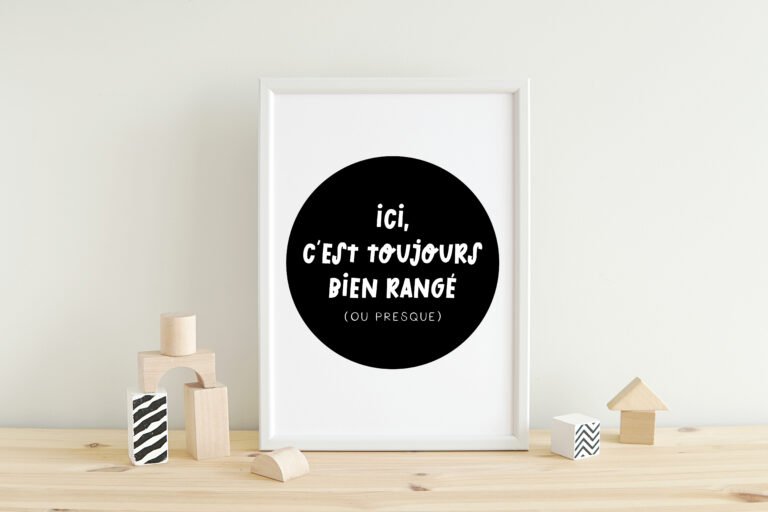 Poster ici c’est toujours bien rangé  (ou presque) (Copie)