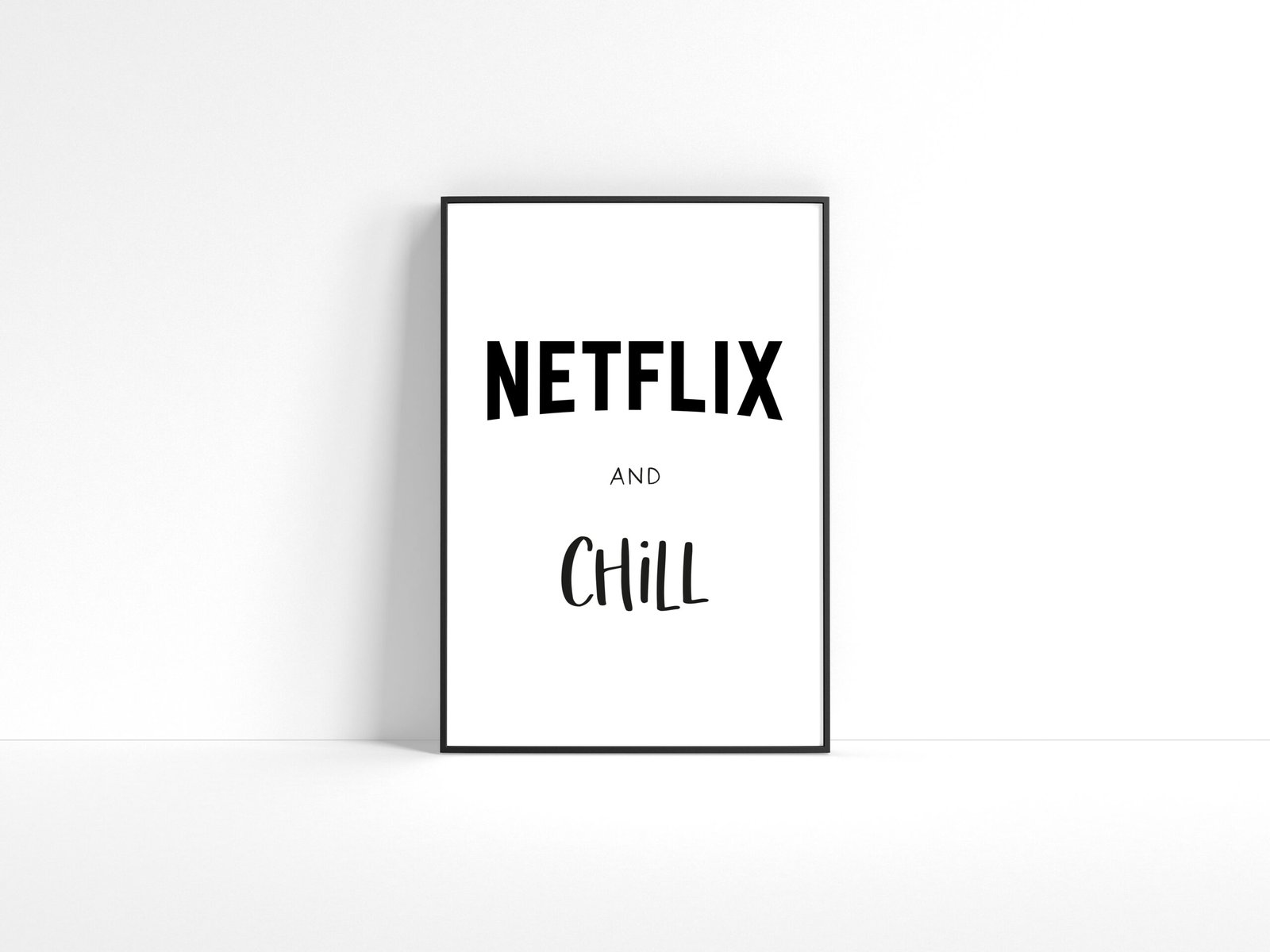 Poster Netflix and chill